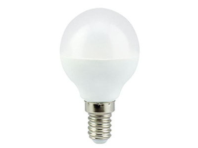 Лампа св/д шар малый E14 6-7W 4000KEcola