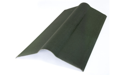 Ондулин Конек черепица зелёный (1мх0,5м) (рабочая 0,85м)