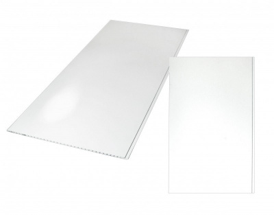 STELLA Панель ПВХ 3000*100*8мм Белая матовая (Европейка)-вагонка