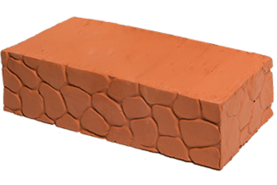 Кирпич М-125 одинарный (1под=369шт=1200кг) на поддоне черепашка крас
