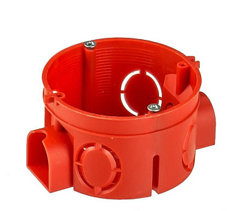 Коробка установочная 68*45мм IP20 5 вводов, в бетонную стену Коробка установочная 68*45мм IP20 5 вводов, в бетонную стену