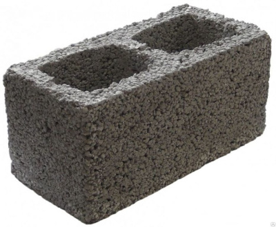 Блок Керамзитобетонный  (200х200х400) 72шт/1поддон (1,35т)