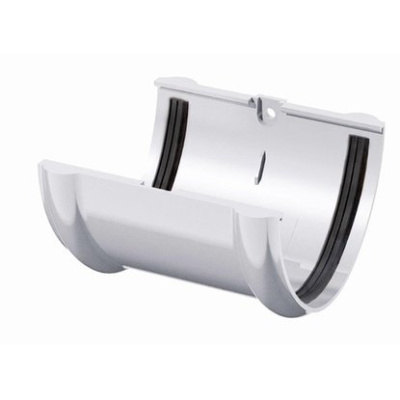 ТН ПВХ белый Соединитель желоба 