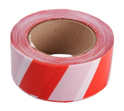 Лента сигнальная бело-красная 50ммх150м (36шт/уп) 49-7-200 Лента сигнальная бело-красная 50ммх150м (36шт/уп) 49-7-200