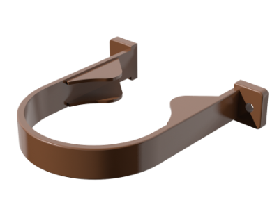 ТН ПВХ коричневый Хомут трубы