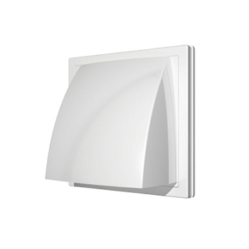 Стенной выход вентиляционный вытяжной с обратным клапаном ASA 150х150 с фланцем D100