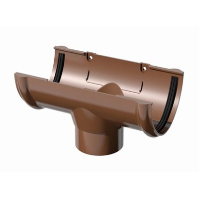 ТН ПВХ коричневая Воронка желоба