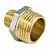 Ниппель переходн НР  1/2" х 1/4", латунь (50)