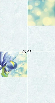 STELLA Панель ПВХ Ирис голубой 0145 (5мм) 