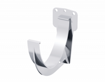 ТН ПВХ белый Металлический кронштейн желоба 