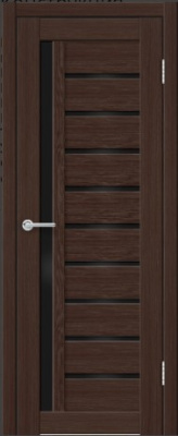 !Дверь СИТИЛАЙН 008 (80см) Темный Орех (матовое стекло сатинат)