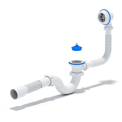 Обвязка на ванну 1 1/2"*40 с гоф с вып. и пер Ani Е155 (30)