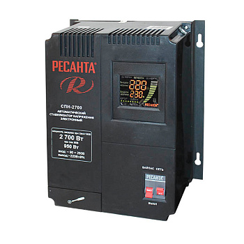 РЕСАНТА Стабилизатор СПН- 2700 (2700 Вт при Uвх>190, 1800 Вт при Uвх=140)