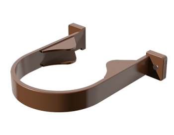 ТН ПВХ коричневый Хомут трубы