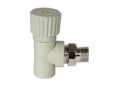 TEBO Вентиль для радиатора 25 х 3/4", угловой, (5/45)