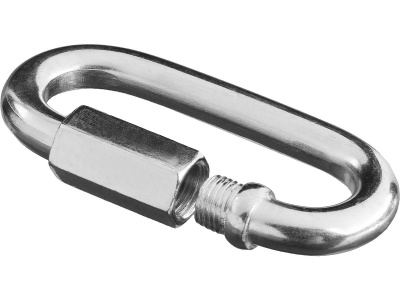 Карабин винтовой оцинкованный 6мм